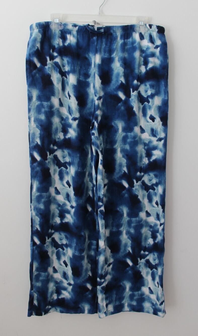 Sincerely Jules Women's Wide-Leg Pants Blue Size L NWT